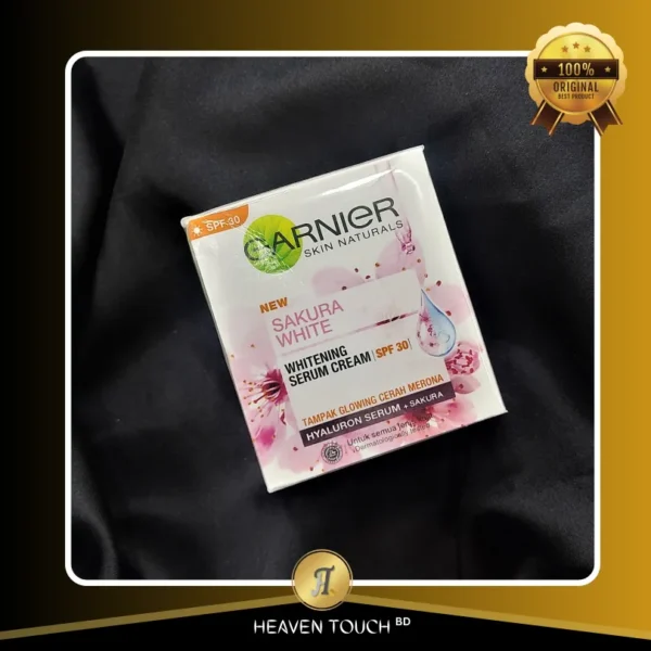 Garnier Sakura White Whitening Serum Cream SPF30